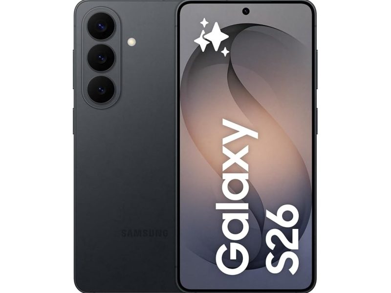 🛍️ Samsung Galaxy S26 Siyah, 256GB Depolama, Yapay Zeka Telefonu, 12GB Bellek, Özelleştirilmiş AP, Photo Assist, 50MP Kamera, 4300mAh Pil