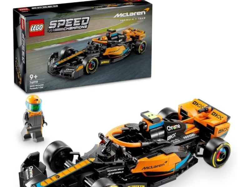 LEGO Speed Champions 2023 McLaren Formula 1 Yarış Arabası Set 76919 – 9 Yaş ve Üzeri Kız ve Erkek Çocukları için Koleksiyonluk Oyuncak Model Yapım Seti, Çocuk Doğum Günü Hediyesi Fikri (245 Parça)