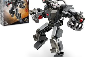 (%68.39) LEGO Marvel War Machine Robot Zırhı 76277-6 Yaş ve Üzeri Süper Kahraman Seven Çocuklar İçin İnşa Edilebilen Savaşçı İçeren Yaratıcı Oyuncak Yapım Seti (154 Parça)