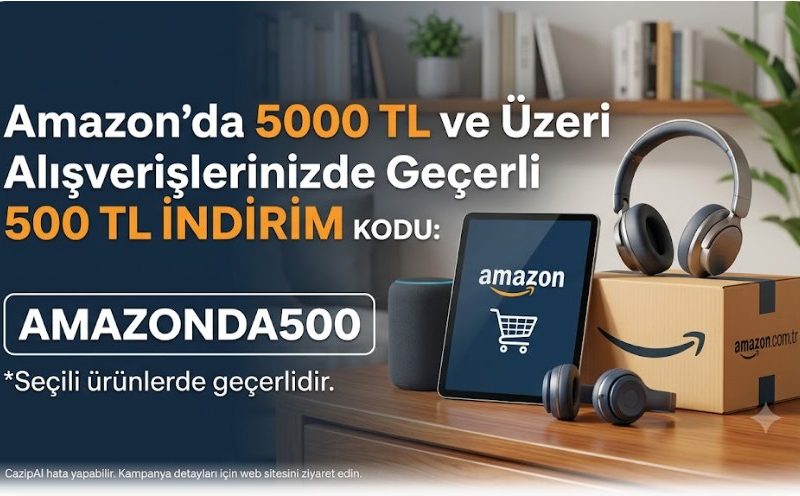 🎯 İndirim Kodu: AMAZONDA500 — %90 İndirim