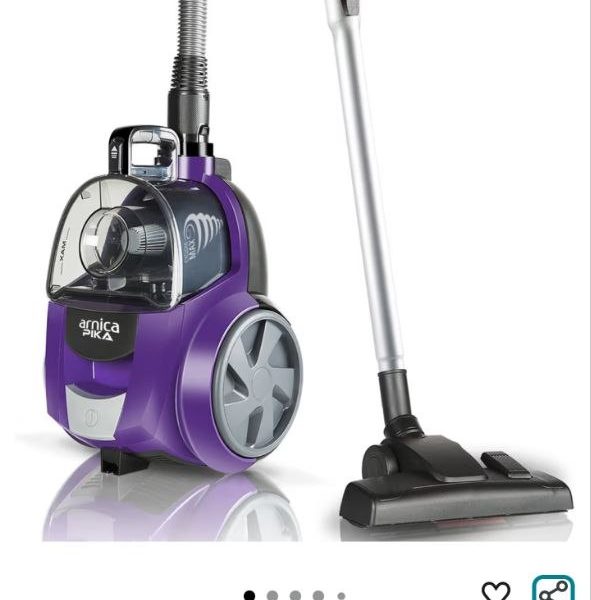 Arnica Pika Mor Toz Hazneli Elektrikli Süpürge, 2.5 L Hazne, 750 W, AFS Filtre, Mor