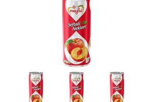 🛍️ Meysu 330 Mililitre Teneke Şeftali Nektarı 4lü paket