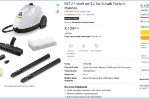 KST 2 + cloth set 3.2 Bar Buharlı Temizlik Makinesi