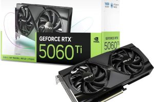 🛍 PNY GeForce RTX 5060 Ti 8GB OC GDDR6 128-Bit, DLSS 4, Ray Tracing, PCIe 5.0, 1080p/1440p Gaming Ekran Kartı – VCG5060T8DFXPB1-O