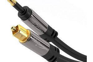 🛍 KabelDirekt – 3m – mini TOSLINK kablosu (dijital ses kablosu, optik, TOSLINK-mini TOSLINK, fiberoptik kablo/LWL, dijital ses sinyalini televizyona/amplifikatöre/Hi-Fi cihaza iletir, siyah)