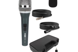 🛍️ Hepa Merz RST 350 Profesyonel Dinamik Cardioid Kablolu EL Mikrofonu Kaliteli (Çanta ve Full Set)