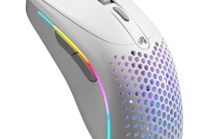 🛍 Glorious Model O 2 Mini Kablosuz Beyaz Oyuncu Faresi: 57 gram, 210 Saate Kadar Pil Ömrü, Çifte Kablosuz 2.4 GHz ve Bluetooth 5.2, 26K Optik Sensör, 80 Milyon Tıklama, 6 Programlanabilir Düğme,