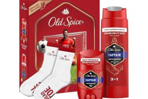 🛍️ Old Spice Footballer Hediye Seti: Captain Deodorant Stick 50 ml, DuşJeli 250 ml ve Çorap