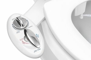 🛍 Luxe Bidet Neo 320 (Elite Series) – kendi kendini temizleyen Dual başlık –, sıcak ve soğuk su ile elektrik mekanik Bide WC-sabitleme W/güçlü musluk valfler ve metal hortumlar, Neo 320 white