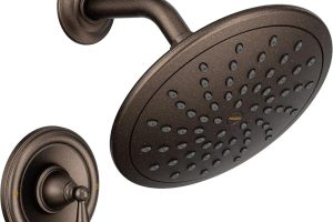 🛍 Moen T2252EPORB Brantford Shower Only System with Rainshower Showerhead without Valve, Oil Rubbed Bronze