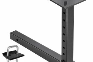 🛍 MaxxHaul 80356 Hitch Mount Mengene Plakası/Tutucu (Ayarlanabilir Yükseklik ile)