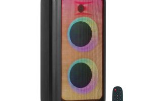 🛍 Ibiza WAVE6 5,25 inç (13 cm) Çift Woofer’lı Pilli Hoparlör, 250W, Bluetooth, USB/microSD, WAVE LED Efekti, TWS Kablosuz Bağlantı, Siyah
