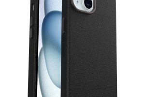 🛍 OtterBox Symmetry Serisi Kaktüs Deri MagSafe iPhone 15 için Kılıf, Darbeye Dayanıklı, Düşmeye Dayanıklı, İnce Koruyucu Kılıf, Askeri Standartlara Göre 3 x Daha Fazla Düşme, Siyah