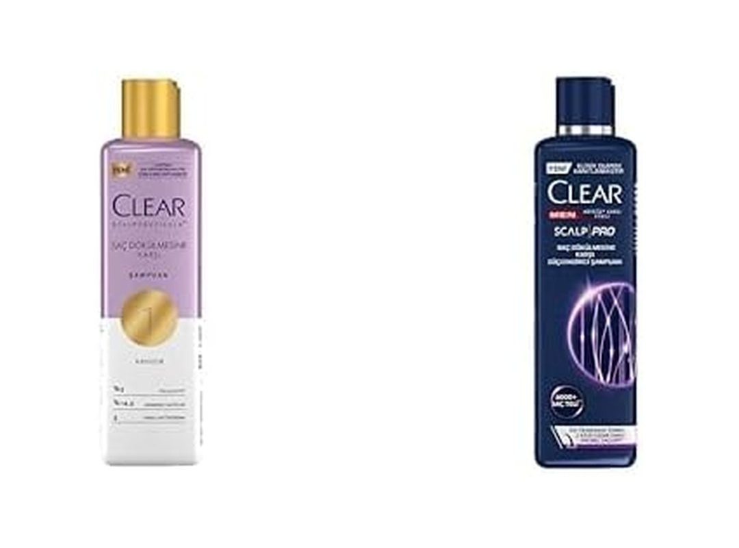 🛍️ Clear Scalpceuticals Saç Bakım Şampuanı Saç Dökülmesine Karşı 300 ml ve Clear Men Scalp Pro Güçlendirici Şampuan Saç Dökülmesine ve Kepeğe Karşı Etkili 300 ml