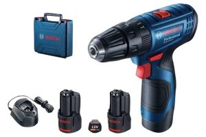 🛍 Bosch Professional GSR 120-LI Akülü Delme Vidalama Makinesi (12 Volt, 2 x 2,0 Ah Akü, Şarj Cihazı, Yumuşak/Sert Tork: 14/30 Nm; Plastik Çanta)