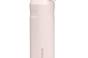 🛍 Stanley IceFlow™ Aerolight™ Flip Straw 2.0 Pipetli Su Şişesi, 1.06 Litre, Pembe Kuvars (Rose Quartz)