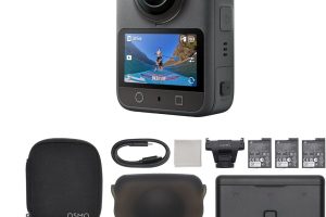 🛍 DJI Osmo 360 Adventure Combo – 1 İnç Sensörlü 360 Derece Kamera, Yerel 8K-360° Video, 120MP Panoramik Fotoğraflar, 100 Dakika 8K Kayıt, Seyahat ve Spor için Aksiyon ve Vlog Kamerası