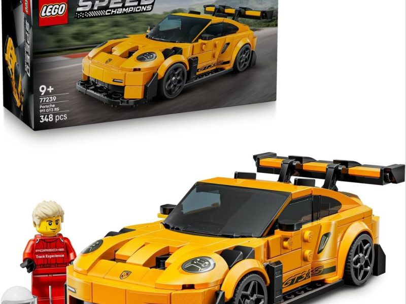 Lego Speed Champions Porsche 911 Gt3 Rs 77239 – 9 Yaş Ve Üzeri Çocuklar İçin Detaylı Koleksiyonluk Model Araba, Sürücü F
