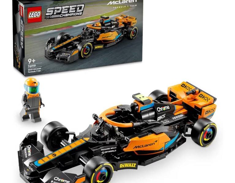 LEGO Speed Champions 2023 McLaren Formula 1 Yarış Arabası Set 76919 – 9 Yaş ve Üzeri Kız ve Erkek Çocukları için Koleksiyonluk Oyuncak Model Yapım Seti, Çocuk Doğum Günü Hediyesi Fikri (245 Parça)