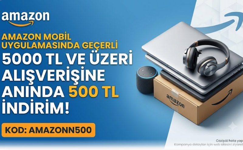 Ödeme adımında kullanacağınız kod: AMAZONN500 — %90 İndirim