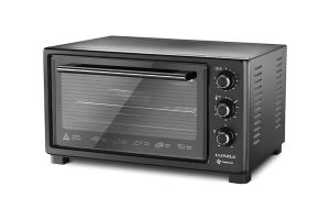 🛍️ Luxell LX   13575 Turbo Fanlı Mini Fırın, Metal, 40 L Kapasite, Siyah