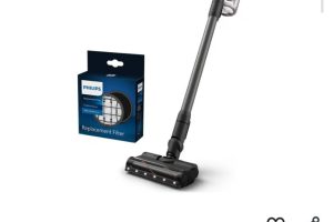 Philips 6000 Serisi Kablosuz Dikey Süpürge, PowerCyclone 11 (XC6552/01) ve Philips Orijinal Yedek Filtre – Kablosuz Süpürge 6000, 7000 ve 8000 Serisi ile Uyumlu (XV1681/01)