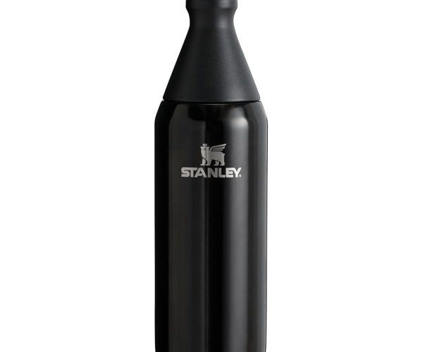 🛍 Stanley All Day Slim Soğuk Su Şişesi Termosu, 0.60 Litre, Siyah | 6 Saat Soğuk – 11 Saat Buzlu – Sızdırmaz – BPA İçermez – Bulaşık Makinesinde Yıkanabilir