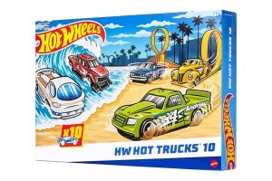🛍️ Hot Wheels 1:64 ölçekli oyuncak kamyonlar, akrobasi, yardım, yarış ve diğer maceralar için oluşan 10’lu set, modern ve nostaljik modeller (Stiller çeşitlilik gösterebilir), HYM97