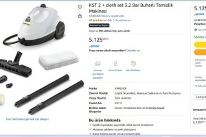 KST 2 + cloth set 3.2 Bar Buharlı Temizlik Makinesi