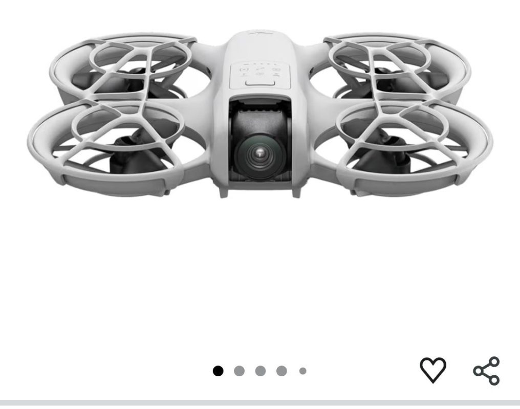 DJI Neo – 4K 100 fps 3840×2880 vidoe kalites, 12 MP fotoğraf çözünürlük, 18 DK uçuş süresi, 135 gram ağırlık, Renk Beyaz – 7.885₺