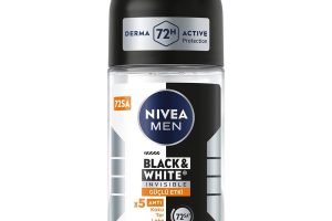🛍️ NIVEA Men Erkek Roll On Deodorant Black&White Invisible Güçlü Etki 50 ml,72 Saat Anti perspirant Koruma