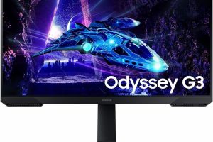 🛍 Samsung Odyssey G3 LS24DG302EUXUF 24″ Oyuncu Monitörü, 1ms, VA, 180Hz, FreeSync Premium, HAS+Pivot, Eye Saver Mode, Flicker Free, Game Mode