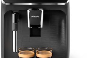Philips 2200 Serisi Tam Otomatik Espresso Makinesi, Dokunmatik Ekran, Klasik Süt Köpürtücü, 2 İçecek, EP2220/10