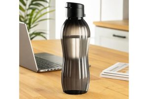 🛍️ 900 ml Matara Sporcu Suluk, BPA Free Sızdırmaz Su Şişesi, Mat Görünümlü Antrasit Renk Spor Outdoor Okul Ofis Kullanımına Uygun