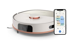 🛍 Philips HomeRun 5000 Serisi Robot Elektrikli Süpürge, Çift Döner Mop, Süpürme ve Paspas, 10.000Pa Emiş Gücü, Lazer Çizgi Navigasyon, HomeRun Uygulaması, İpek Beji (XU5000/20)