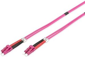 DIGITUS LWL Patch kablosu OM4-2 m LC LC fiber kablo – LSZH – Dubleks Multimode 50/125µ – 10 GBit/s – Mor, Turkuaz — %39 İndirim | Amazon TR Fırsatı