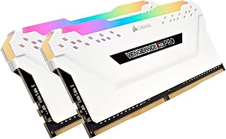 Corsair Vengeance RGB PRO 32GB (2X16GB) 3200Mhz CL16 1.35V DDR4 Ram, Beyaz (CMW32GX4M2E3200C16W)