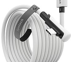 Syntech bağlantı kablosu, 5 m, Meta/Oculus Quest 3/2/Pro ve Pico4/Pro aksesuarları ve PC/Steam VR ile uyumlu, yüksek hızlı PC veri aktarımı, USB 3.0 bağlantı kablosu, VR kulaklık, oyun bilgisayarı — %35 İndirim | Amazon TR Fırsatı
