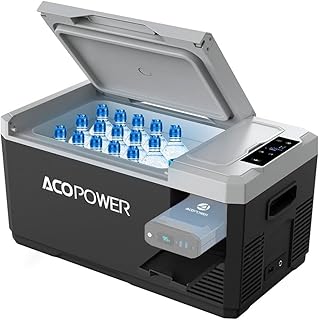 Acopower V18 12/24/220Volt 18Litre Kompresörlü Outdoor Oto Buzdolabı (Akü Dahil Değildir)