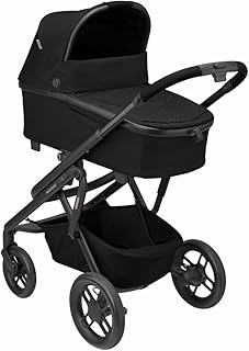 Maxi Cosi Lila Xp+ Ekstra Portbebeli Seyahat Sistem Olabilen Doğumdan İtibaren Kullanılabilen Bebek Arabası Essential Black
