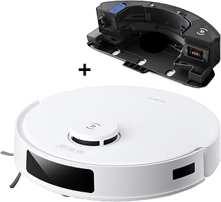 ECOVACS DEEBOT N20 PRO Robot Süpürge ve Paspas, 8000 Pa Güçlü Emiş, ZeroTangle Dolaşma Önleyici Fırça, OZMO Pro 2.0 Titreşimli Paspas, LDS Lazer Navigasyon, 300 Dakika Çalışma Süresi, Alexa Uyumlu