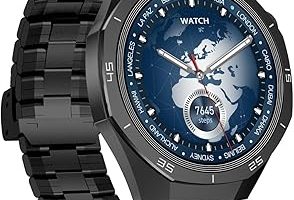 Sunix Amoled Ekran 48mm Metal ve Silikon Kordonlu Akıllı Saat Siyah WT6 Pro — %28 İndirim | Amazon TR Fırsatı