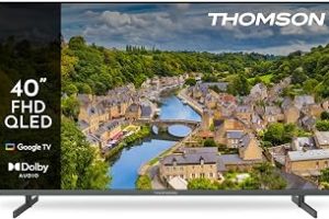 Thomson TV 40 İnç (101 cm) FHD QLED Smart Google TV, Sesli Kontrol, Google Cast, Dolby Audio, HDR10, WiFi, Bluetooth, 3x HDMI, Gri, 40FQG3S15K — %29 İndirim | Amazon TR Fırsatı