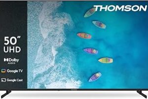Thomson TV 50 İnç (126 cm) 4K UHD Smart Google TV, Sesli Kontrol, Google Cast, Dolby Audio, HDR10, WiFi, Bluetooth, HDMI 2.1, 50UG4S15 — %33 İndirim | Amazon TR Fırsatı