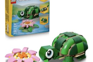 LEGO Creator 3’ü 1 Arada Kaplumbağa ile Nilüfer Çiçeği 31377
