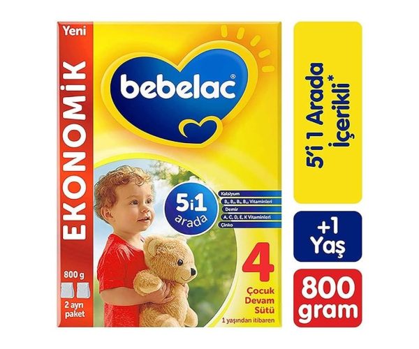 🛍️ BEBELAC 4 Çocuk Devam Sütü, 800gr, 1 yaş+