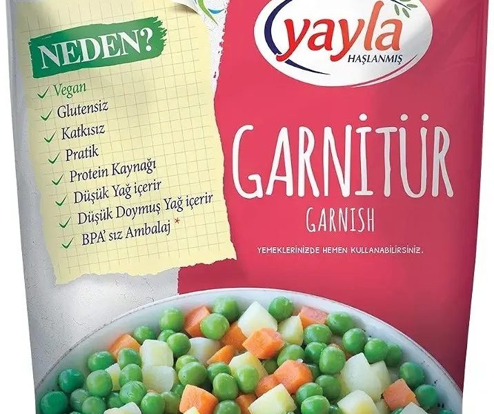yayla Haşlanmış Garnitür, 560 gr Tekli Paket