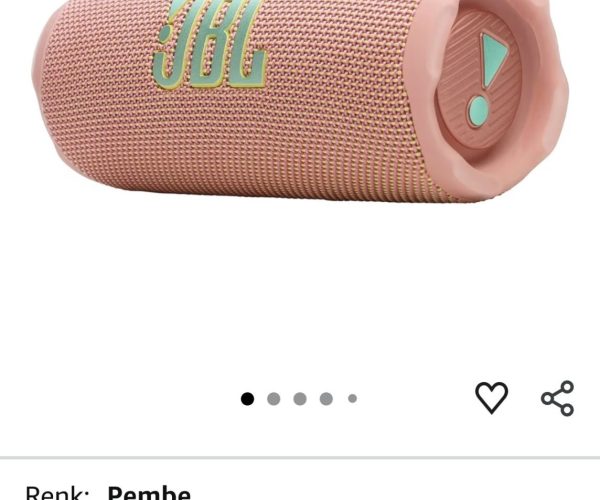 JBL Flip7, Bluetooth Hoparlör, IP67, Pembe