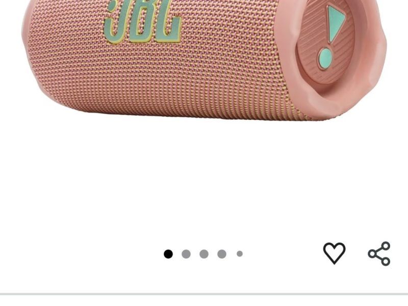 JBL Flip7, Bluetooth Hoparlör, IP67, Pembe