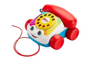 🛍️ Fisher Price Geveze Telefon Fisher Price Eğitici Geveze Telefon, Sürüklenebilir, Klasik, Çevirmeli Oyun Telefonu FGW66 FGW66